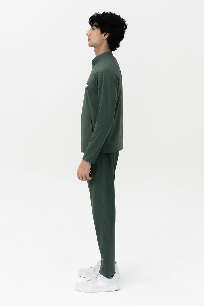 Crescendo Track Jacket - Vintage Green