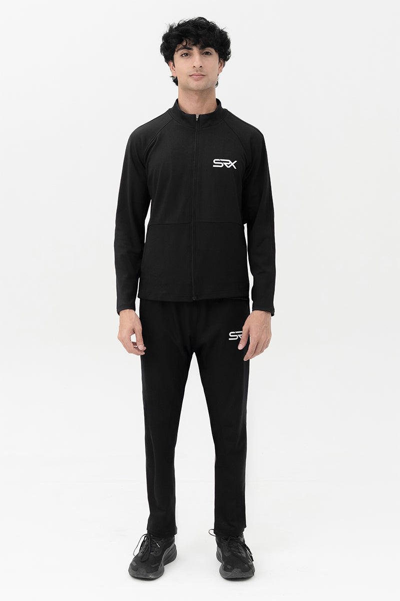 Crescendo Track Jacket - Midnight Black