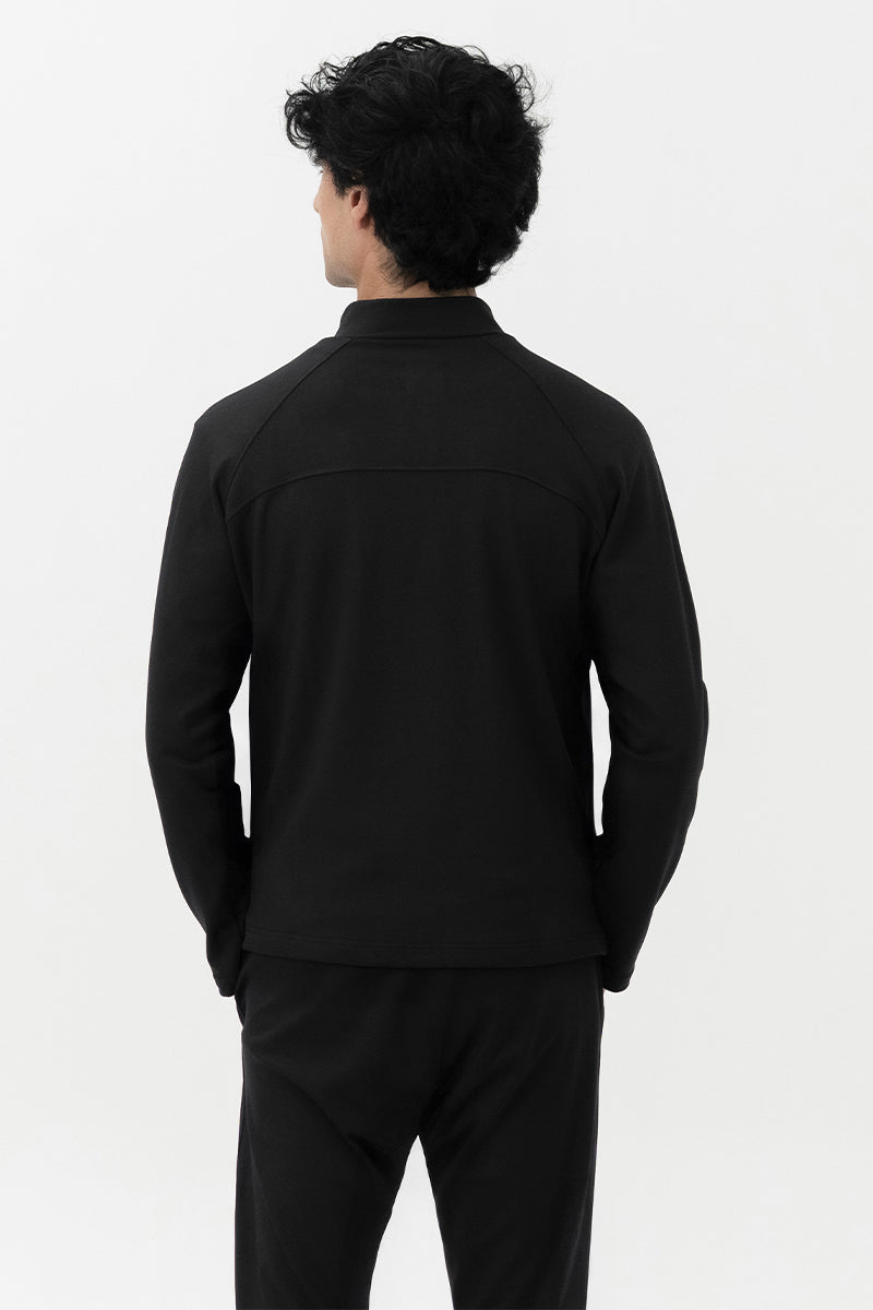 Crescendo Track Jacket - Midnight Black