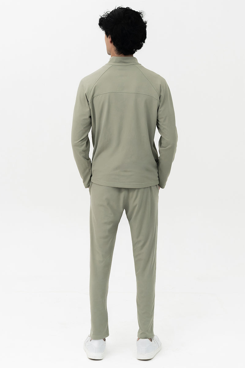 Crescendo Track Jacket - Light Army
