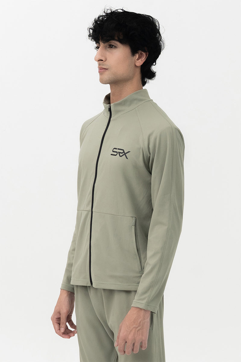 Crescendo Track Jacket - Light Army