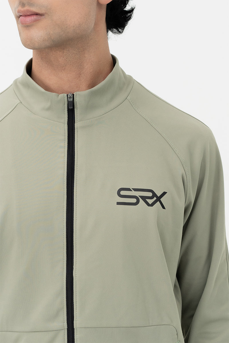 Crescendo Track Jacket - Light Army