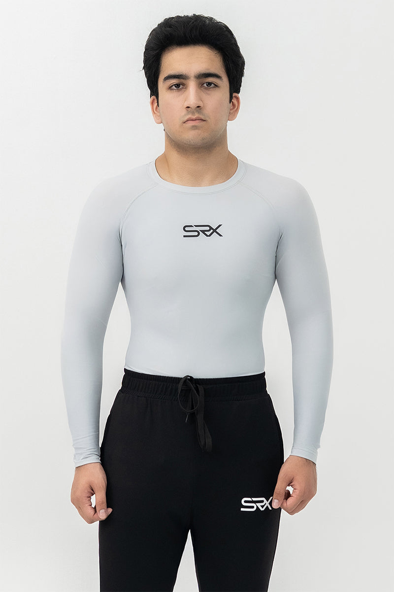Full-Sleeves Compression - Sliver Grey