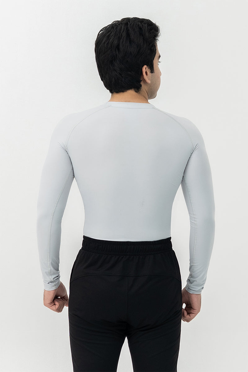 Full-Sleeves Compression - Sliver Grey