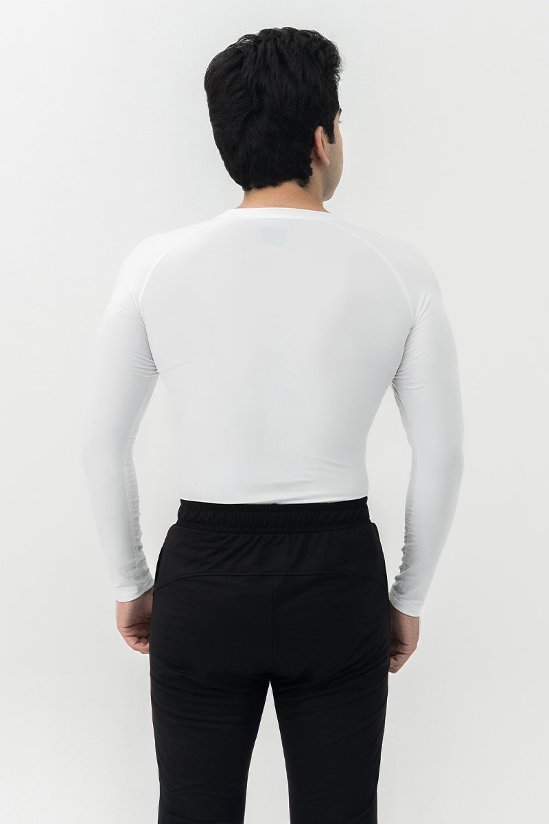 Full-Sleeves Compression - White