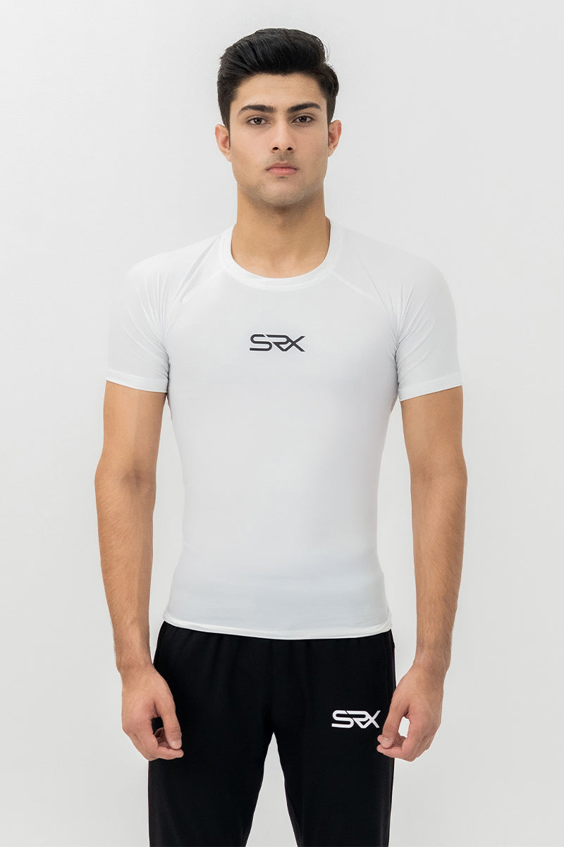 Half-Sleeves Compression - White