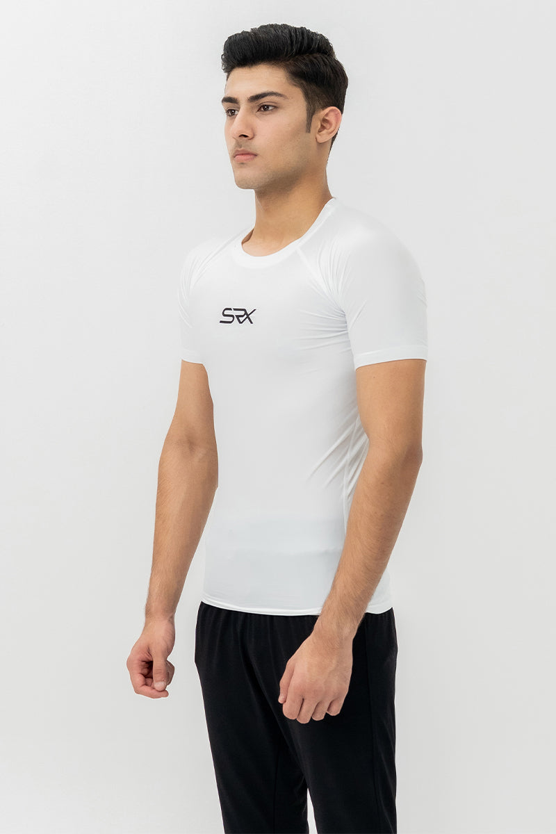 Half-Sleeves Compression - White
