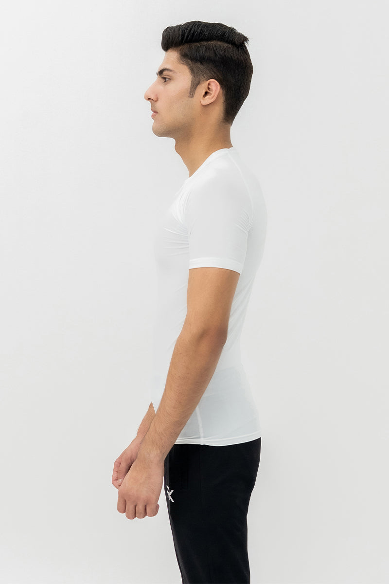 Half-Sleeves Compression - White