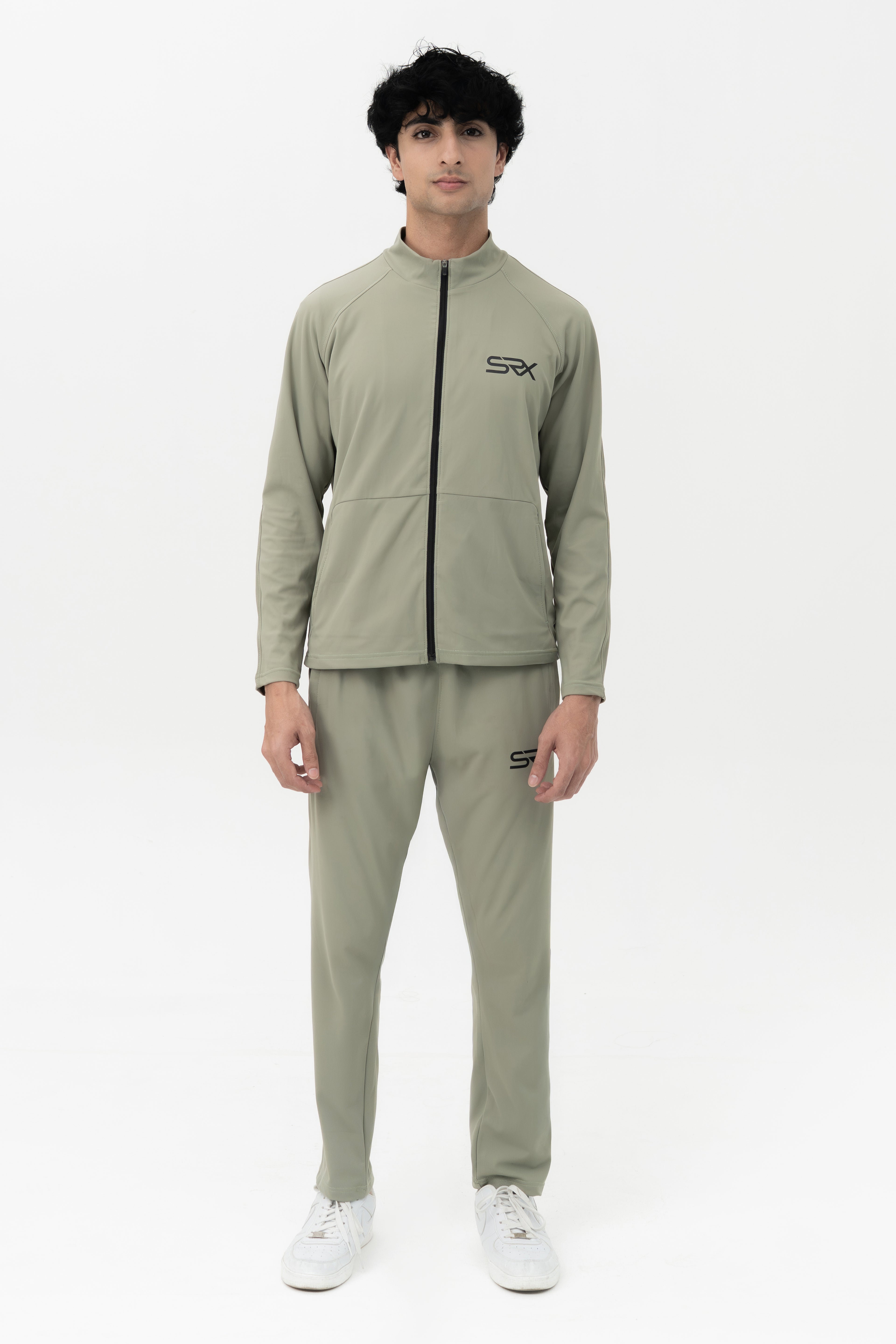 Crescendo Track Jacket - Light Army
