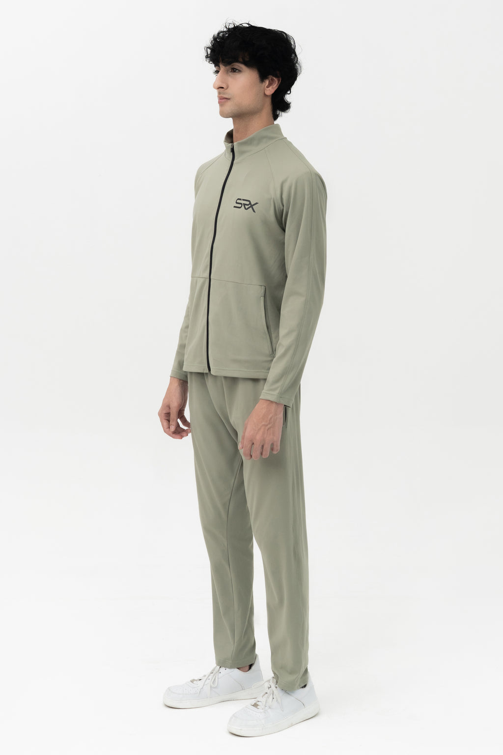 Crescendo Track Jacket - Light Army