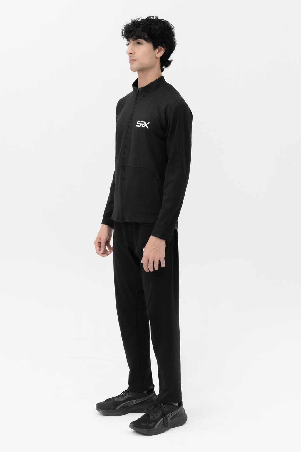 Crescendo Track Jacket - Midnight Black