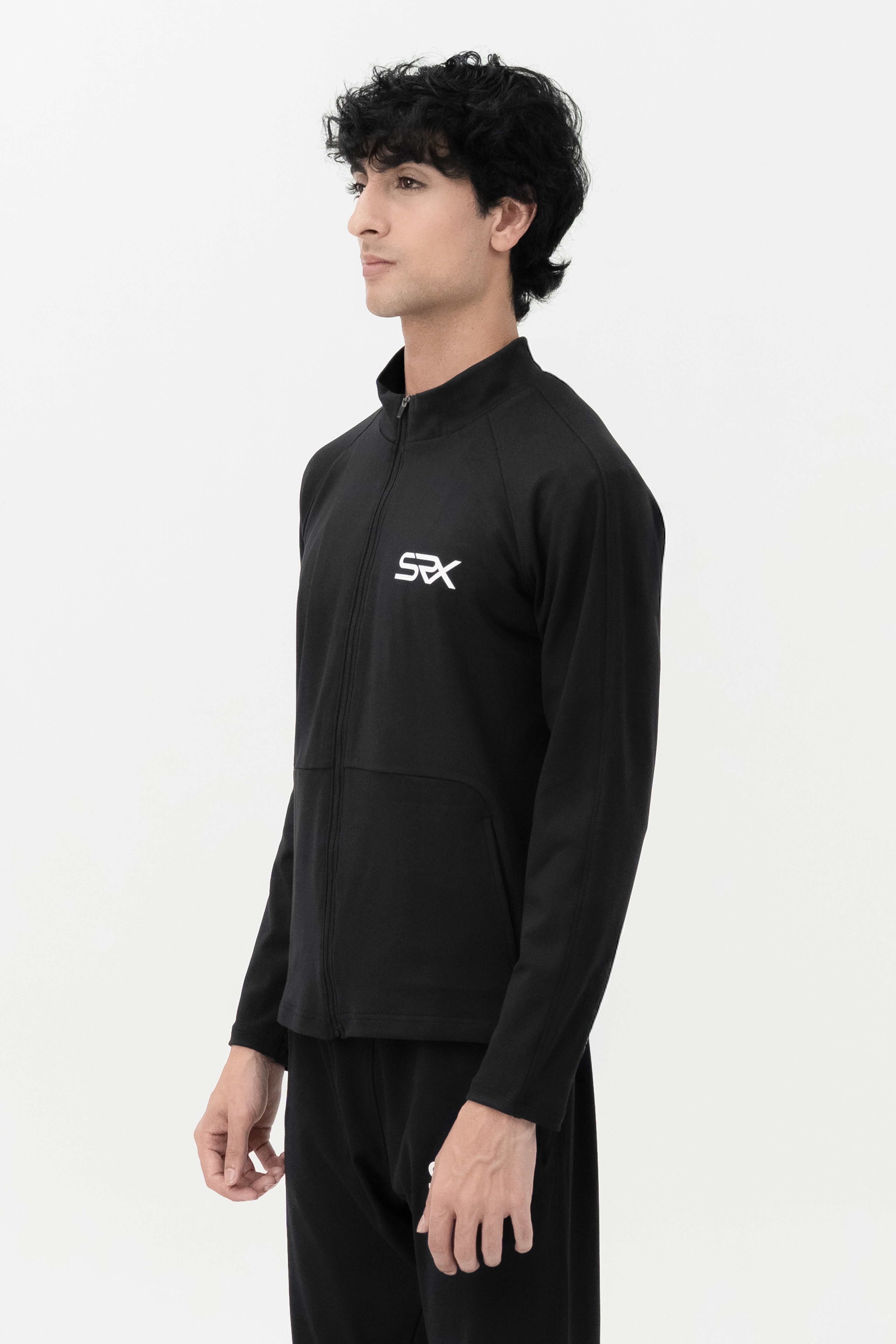 Crescendo Track Jacket - Midnight Black