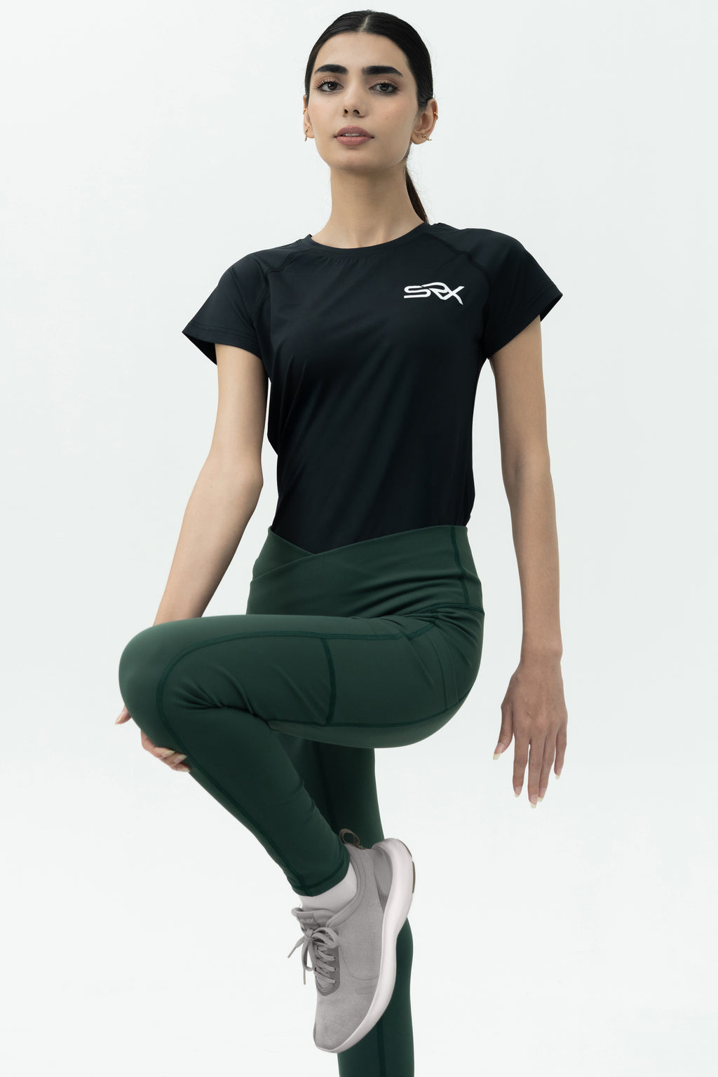 Ethereal Soft Leggings - Criss Cross Belt