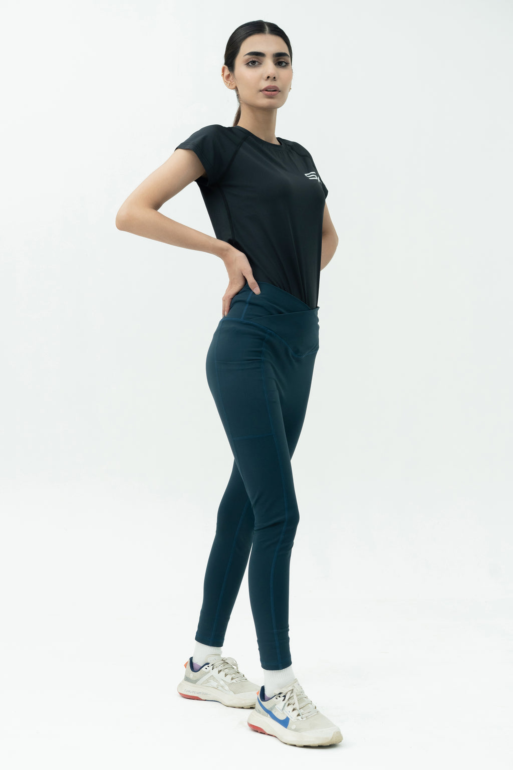 Ethereal Soft Leggings - Criss Cross Belt