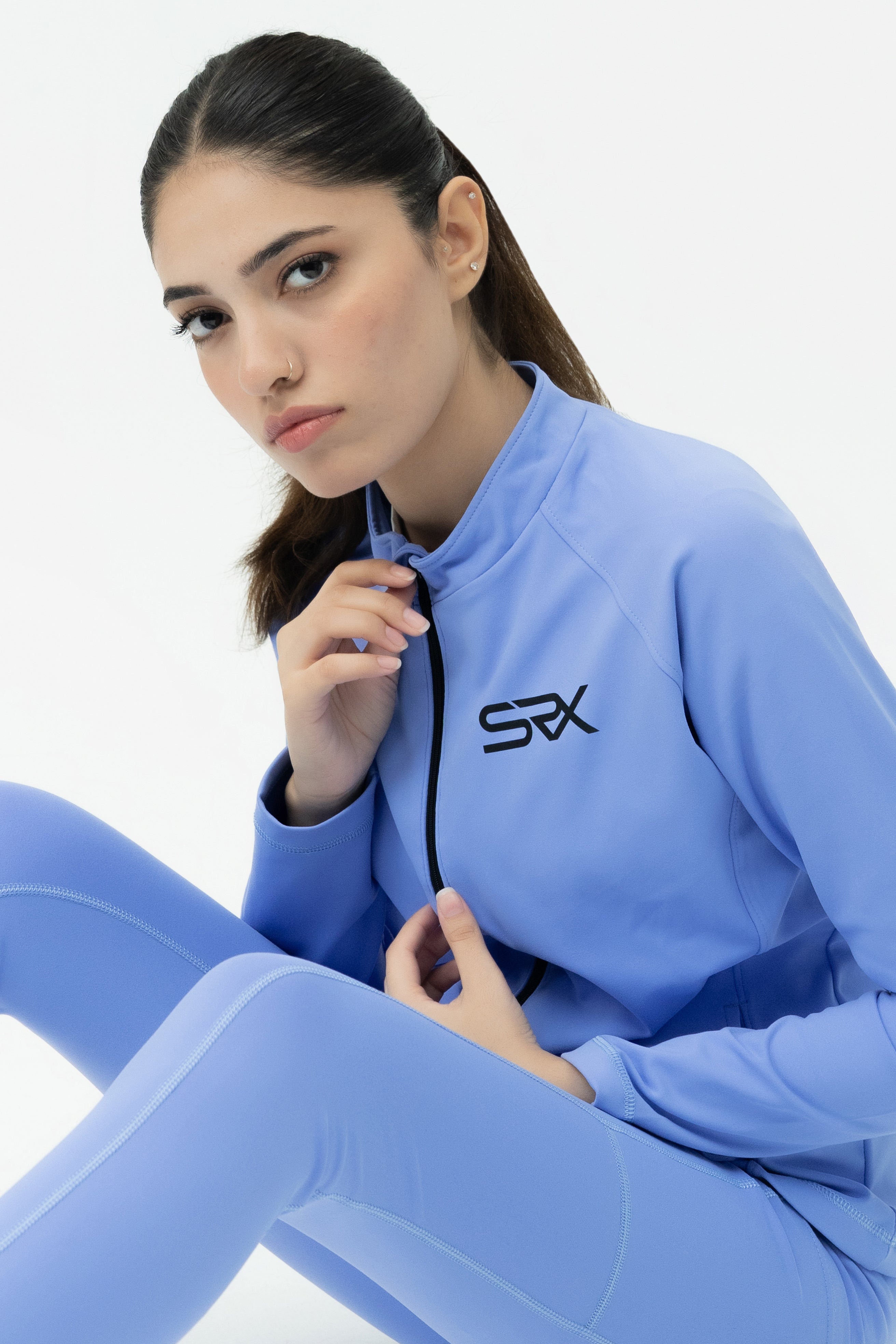 Crescendo Track Jacket - Pool Blue