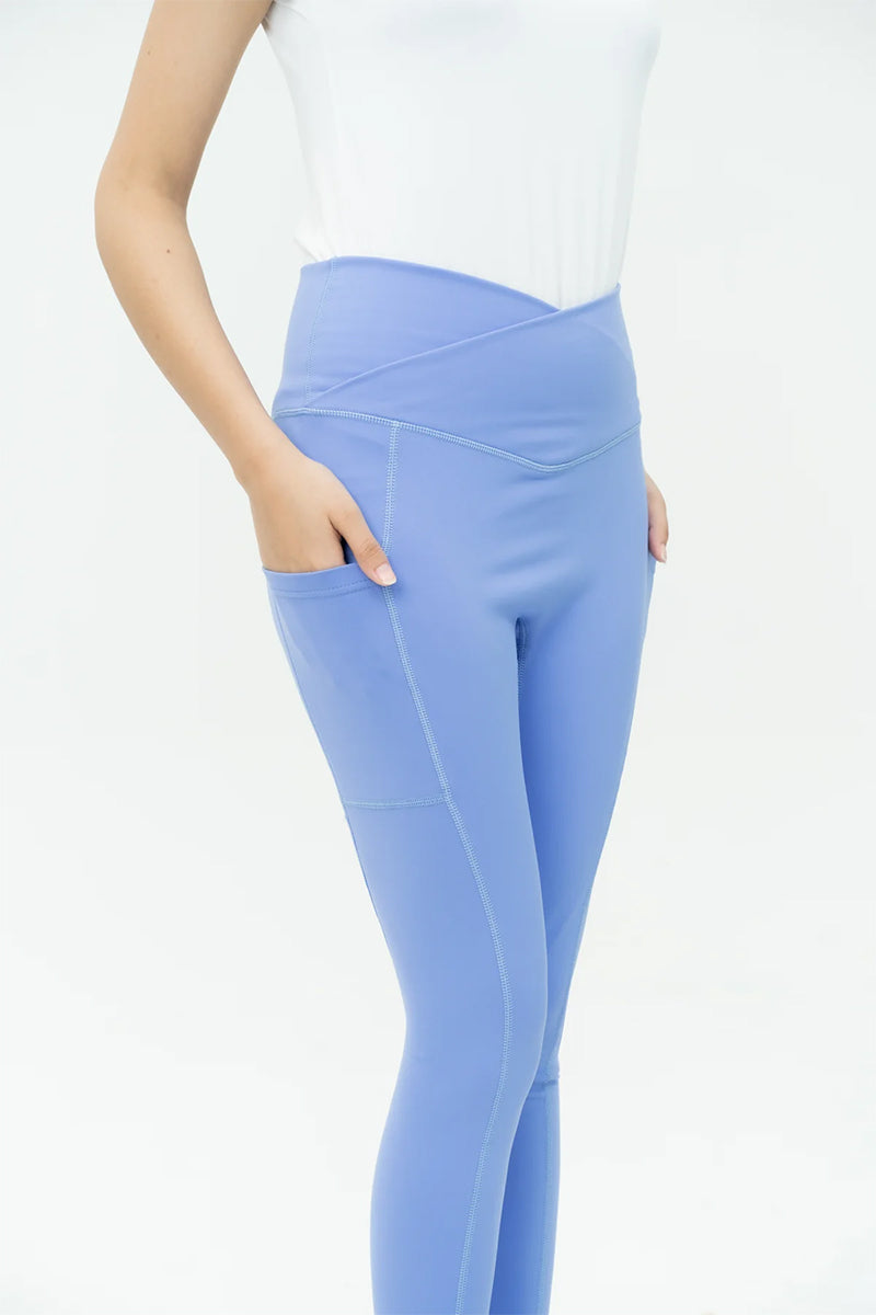 Ethereal Soft Leggings - Criss Cross Belt