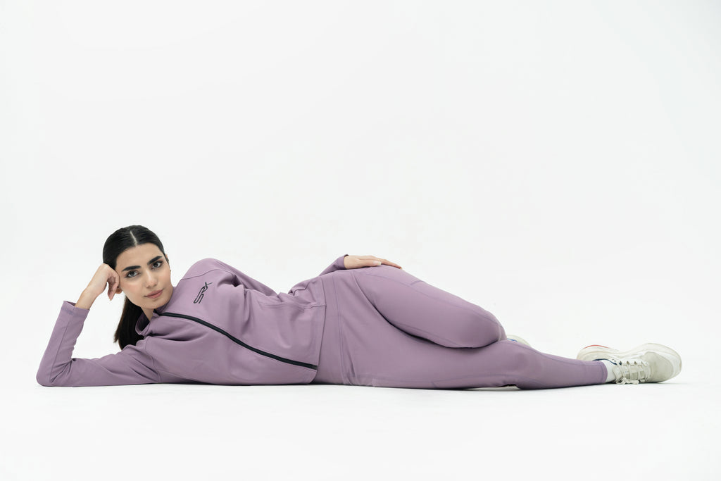 Crescendo Track Jacket - Violet Dust