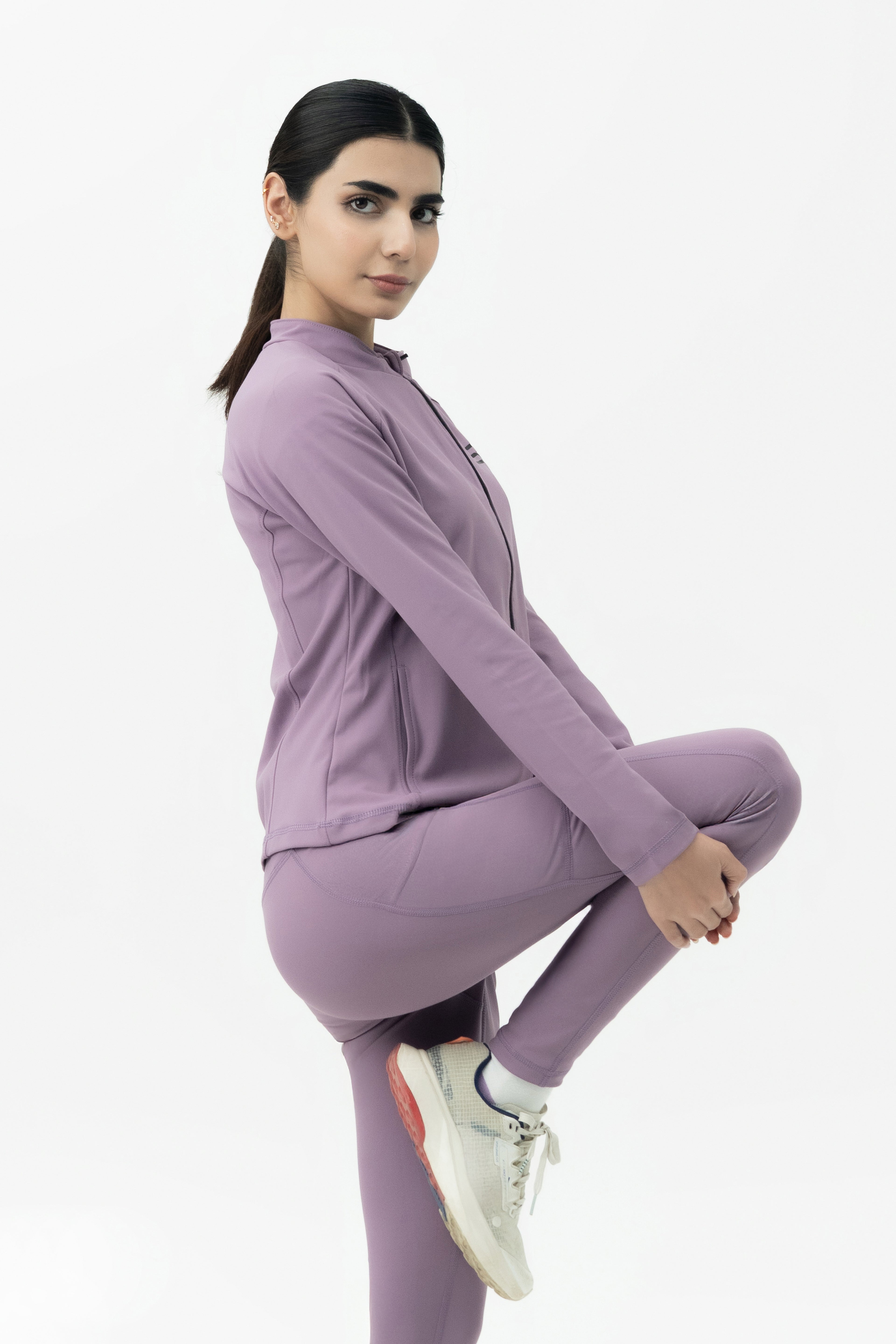 Crescendo Track Jacket - Violet Dust