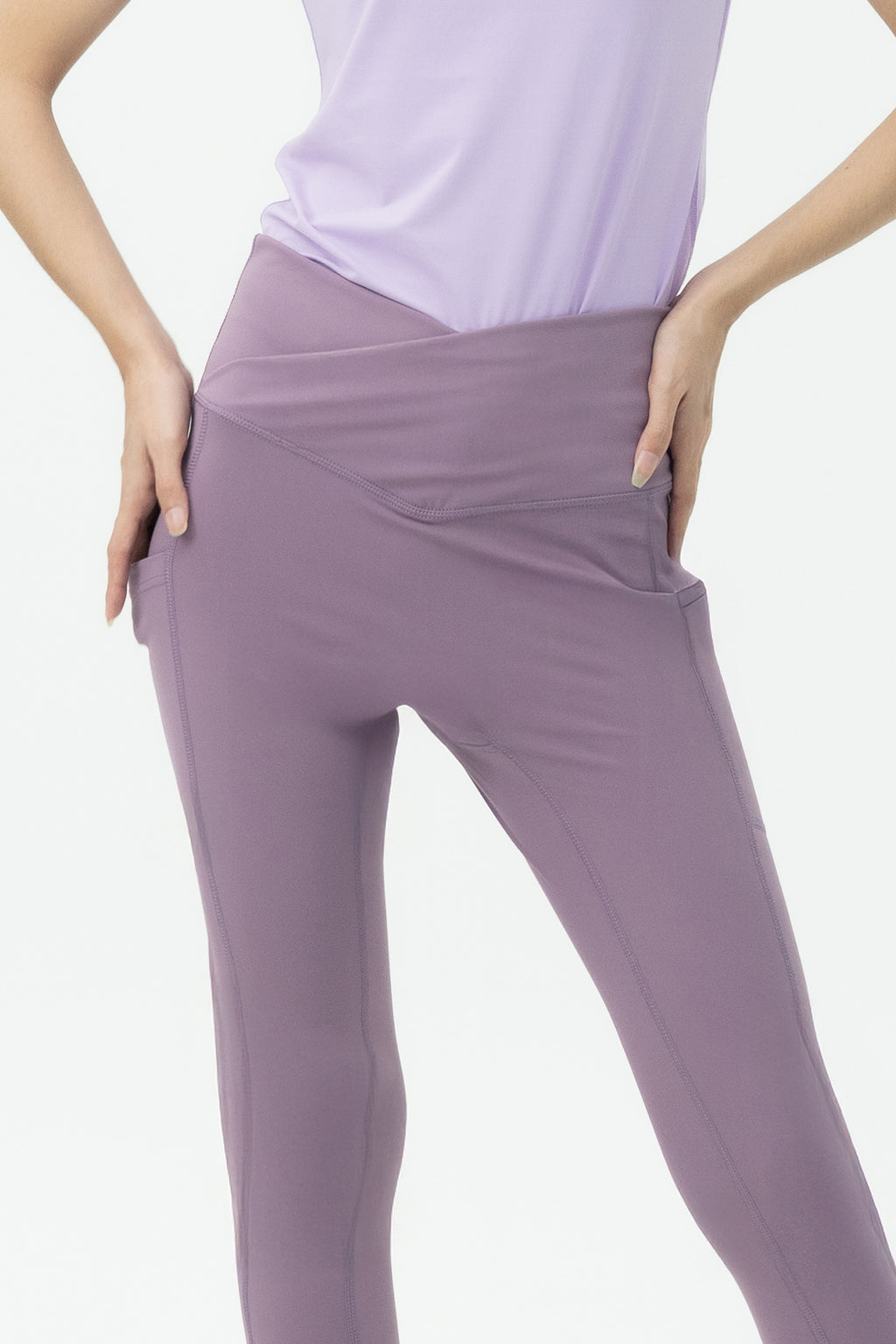 Ethereal Soft Leggings - Criss Cross Belt