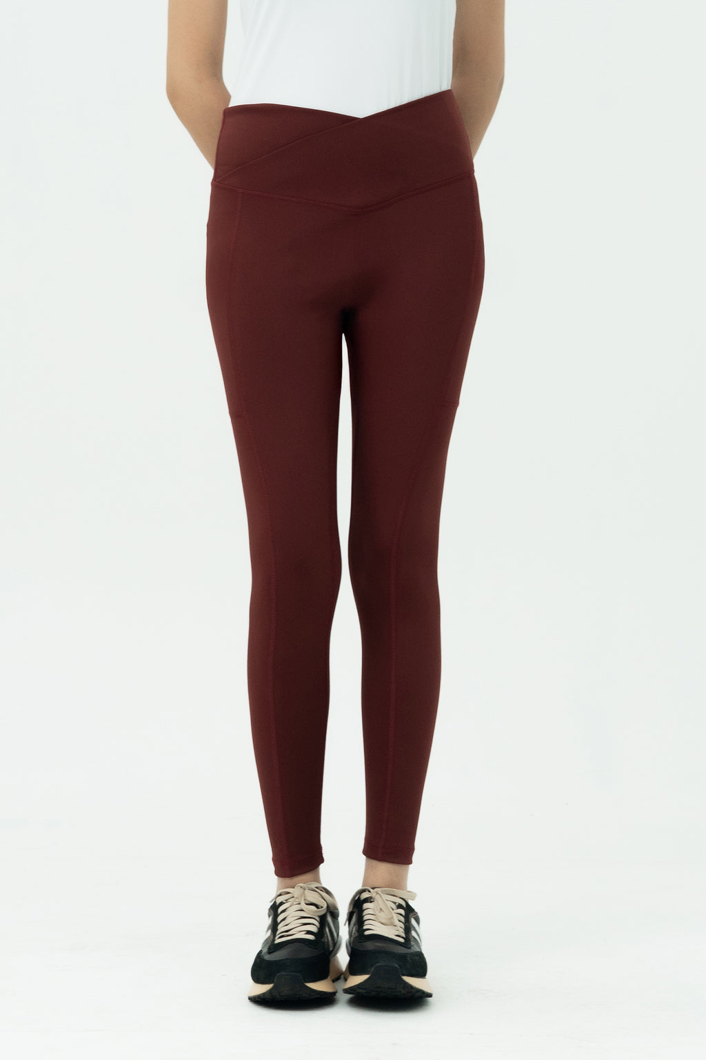 Ethereal Soft Leggings - Criss Cross Belt