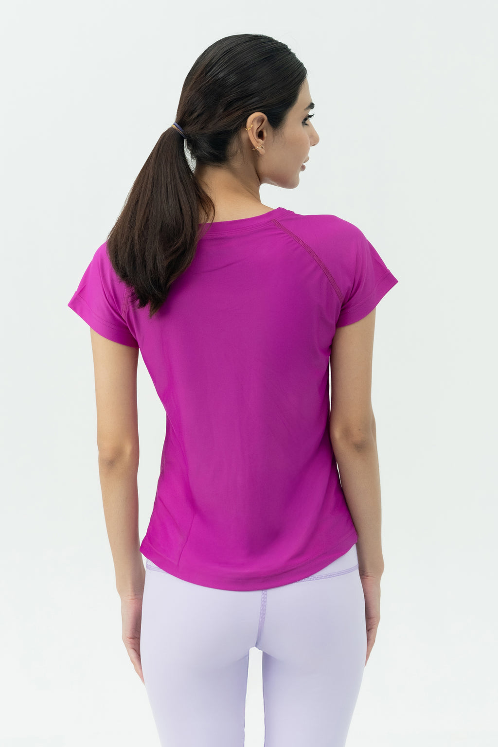 Slim Fit T-Shirt - Dark Fuchsia