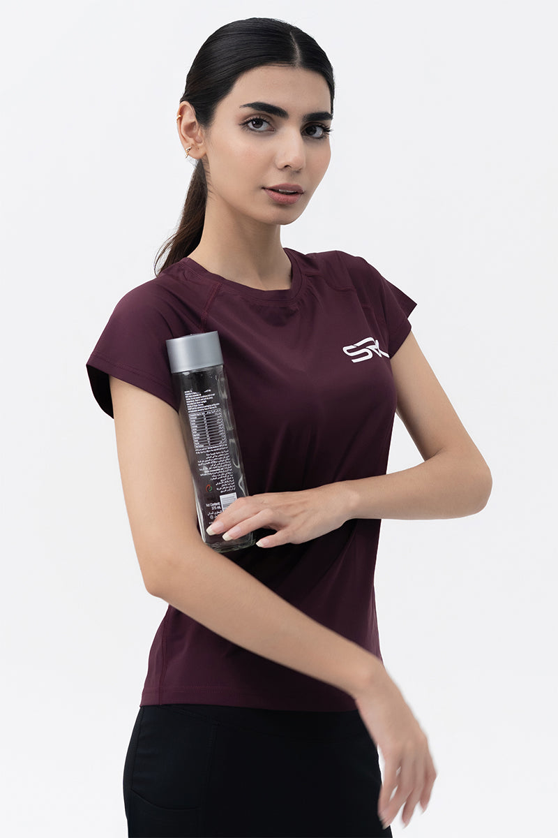 Slim Fit T-Shirt - Sayer Dark Plum