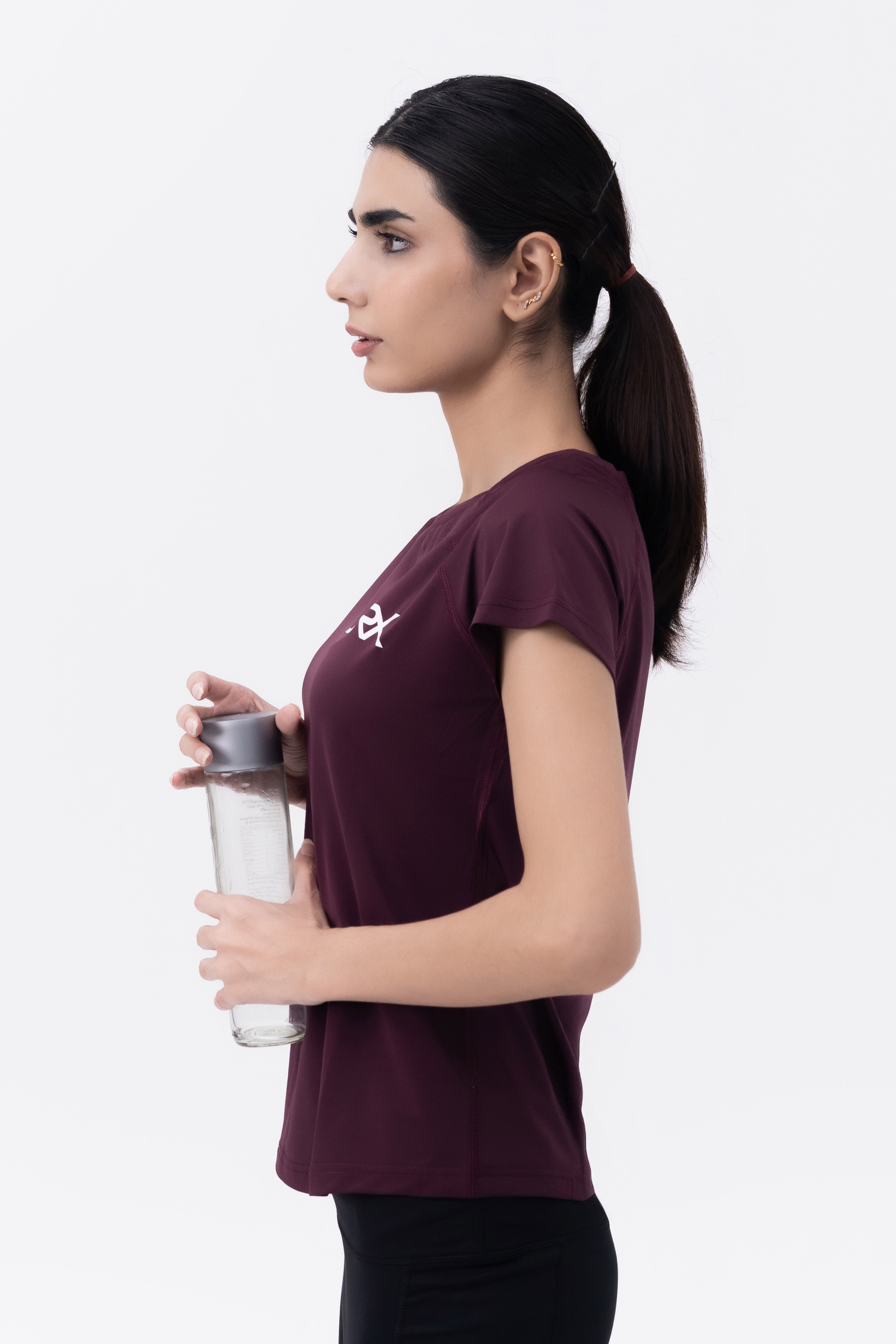 Slim Fit T-Shirt - Sayer Dark Plum