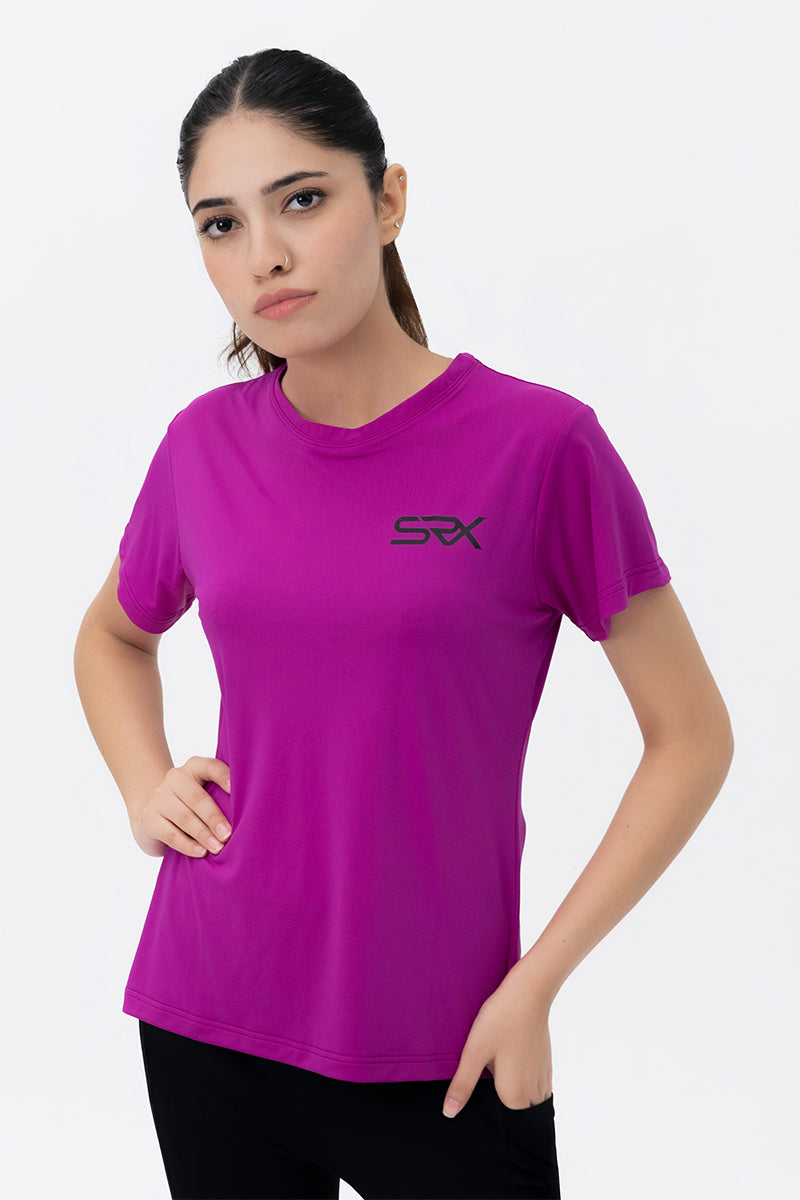 Regular Fit T-Shirt - Dark Fuchsia