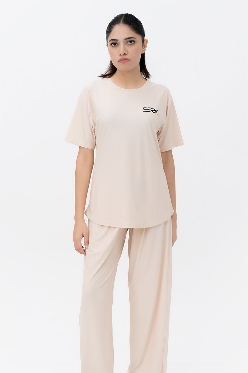 Buttery Soft Lounge Wear Set - Praline