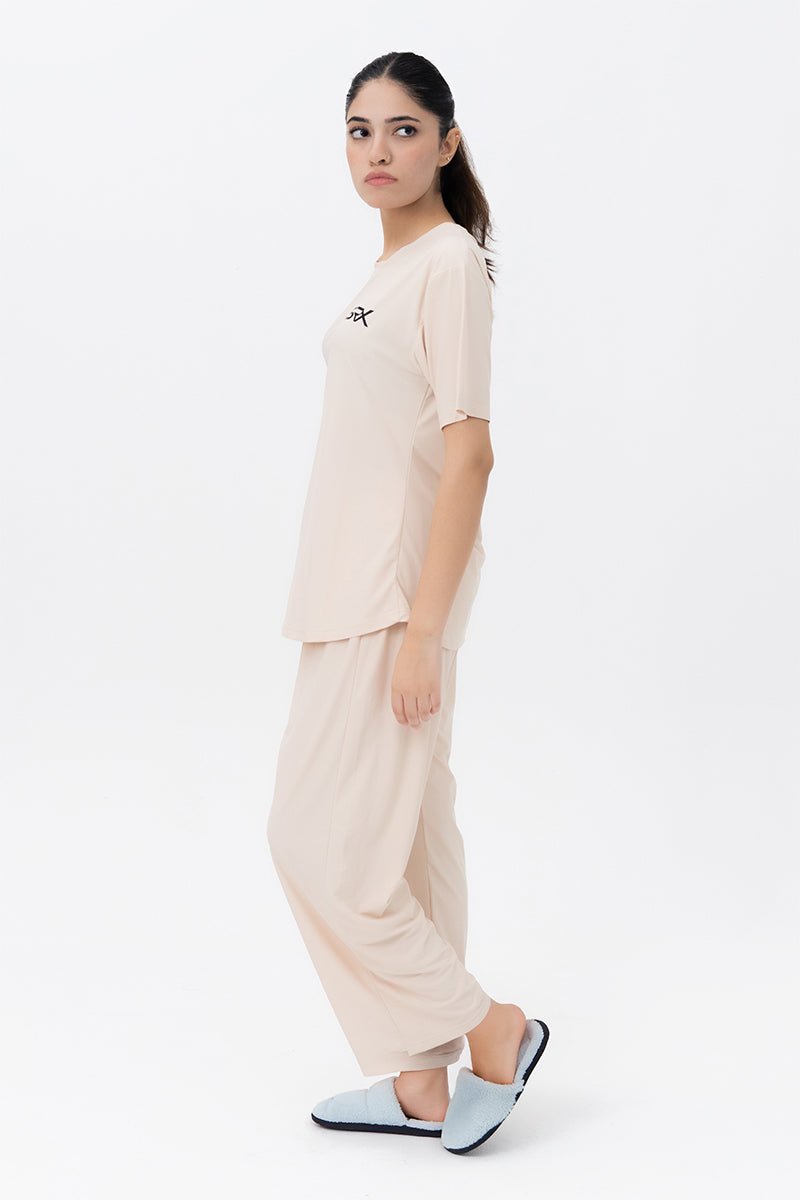 Buttery Soft Lounge Wear Set - Praline