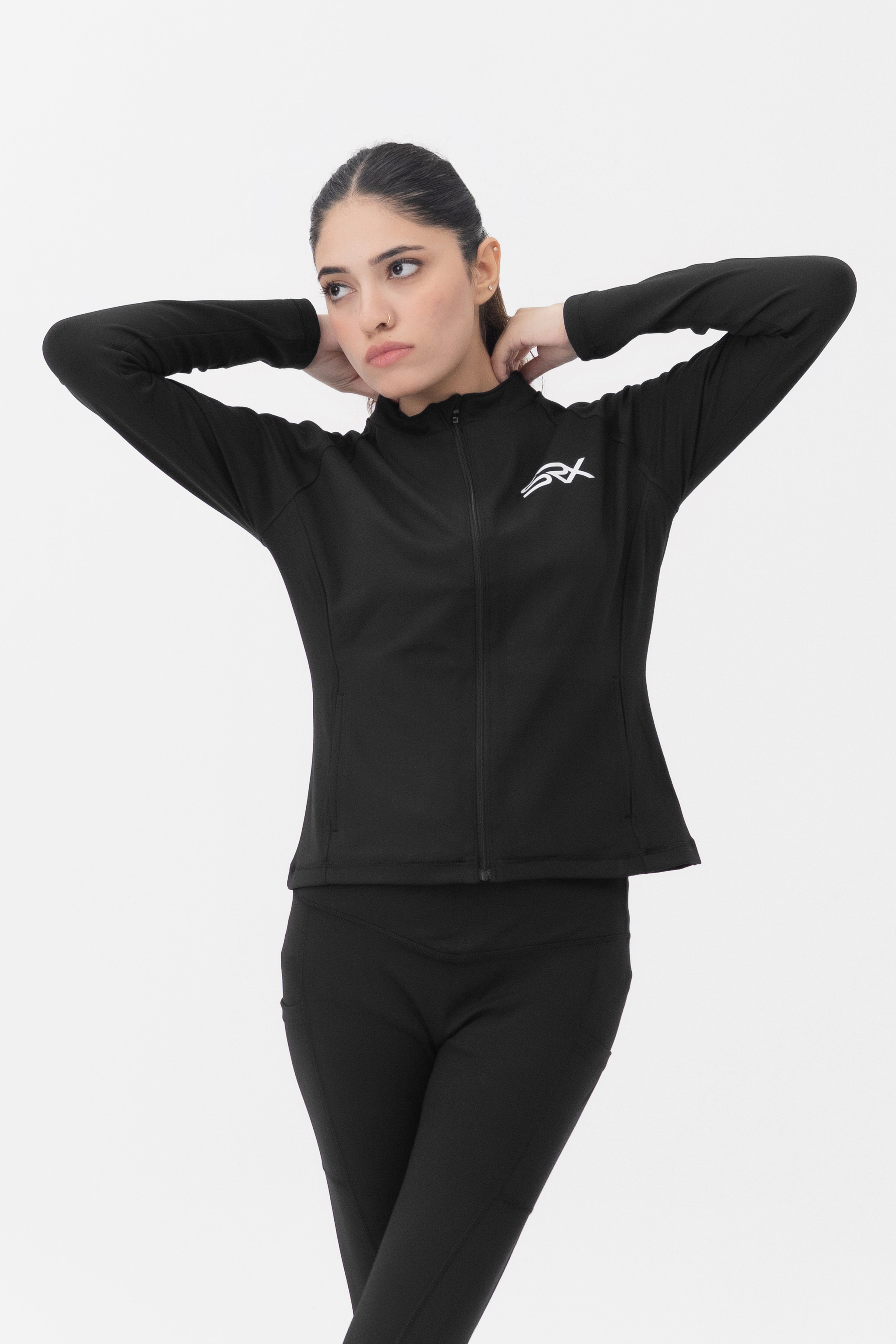 Crescendo Track Jacket - Midnight Black