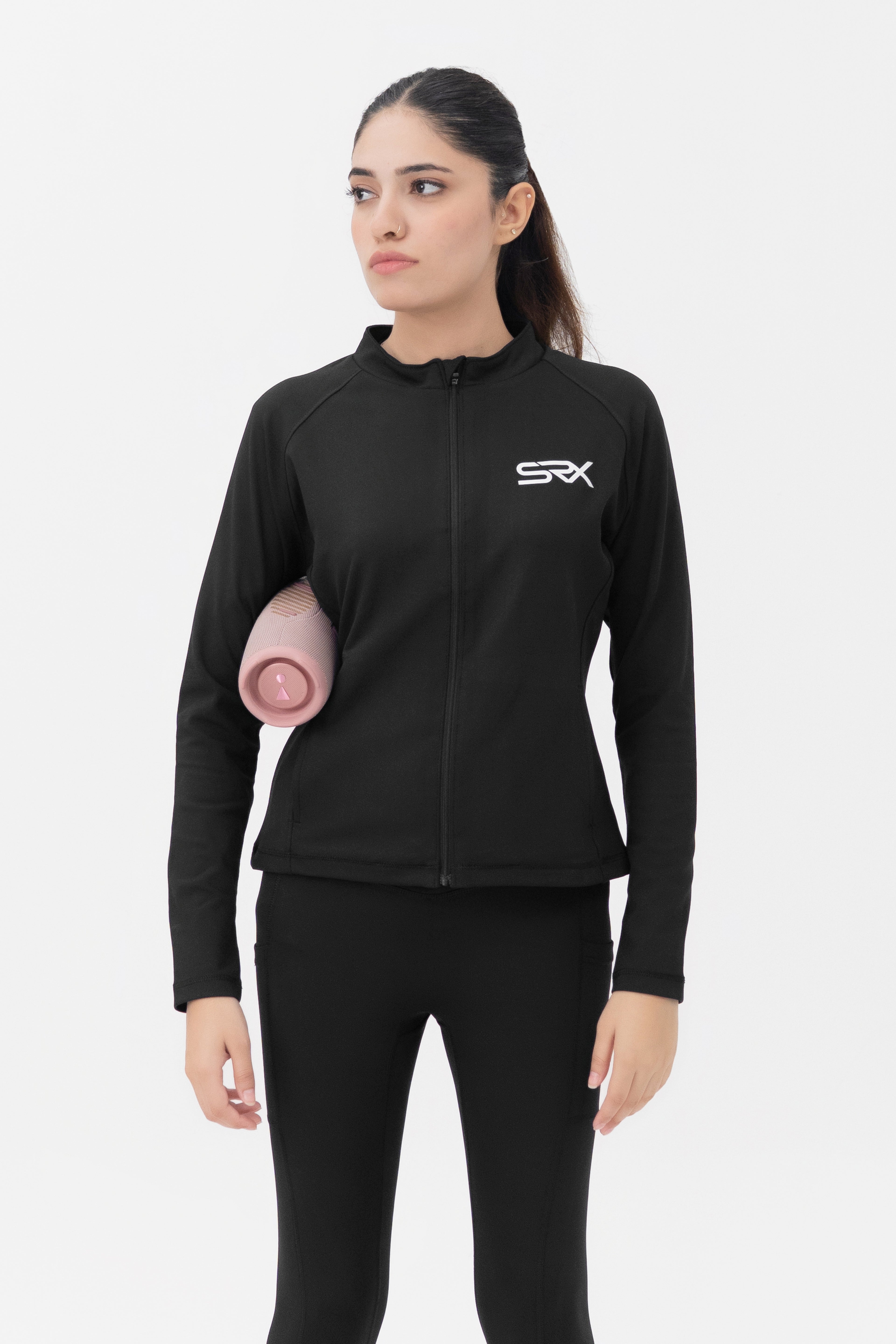 Crescendo Track Jacket - Midnight Black