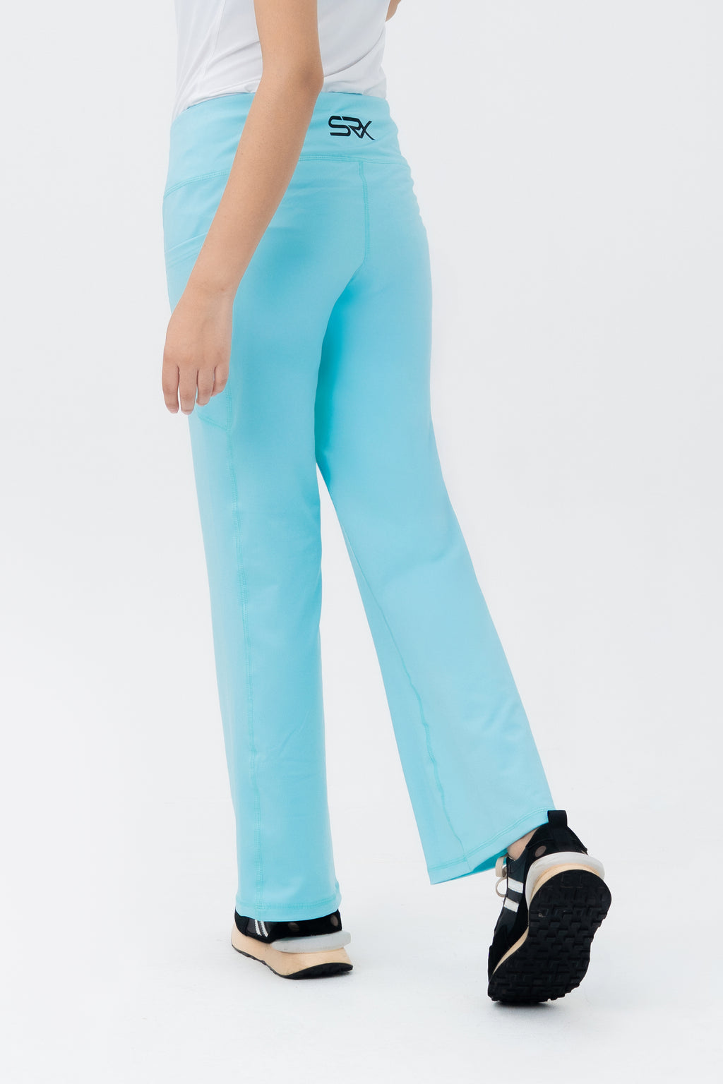 Mom Leggings - Straight Belt - Turquoise