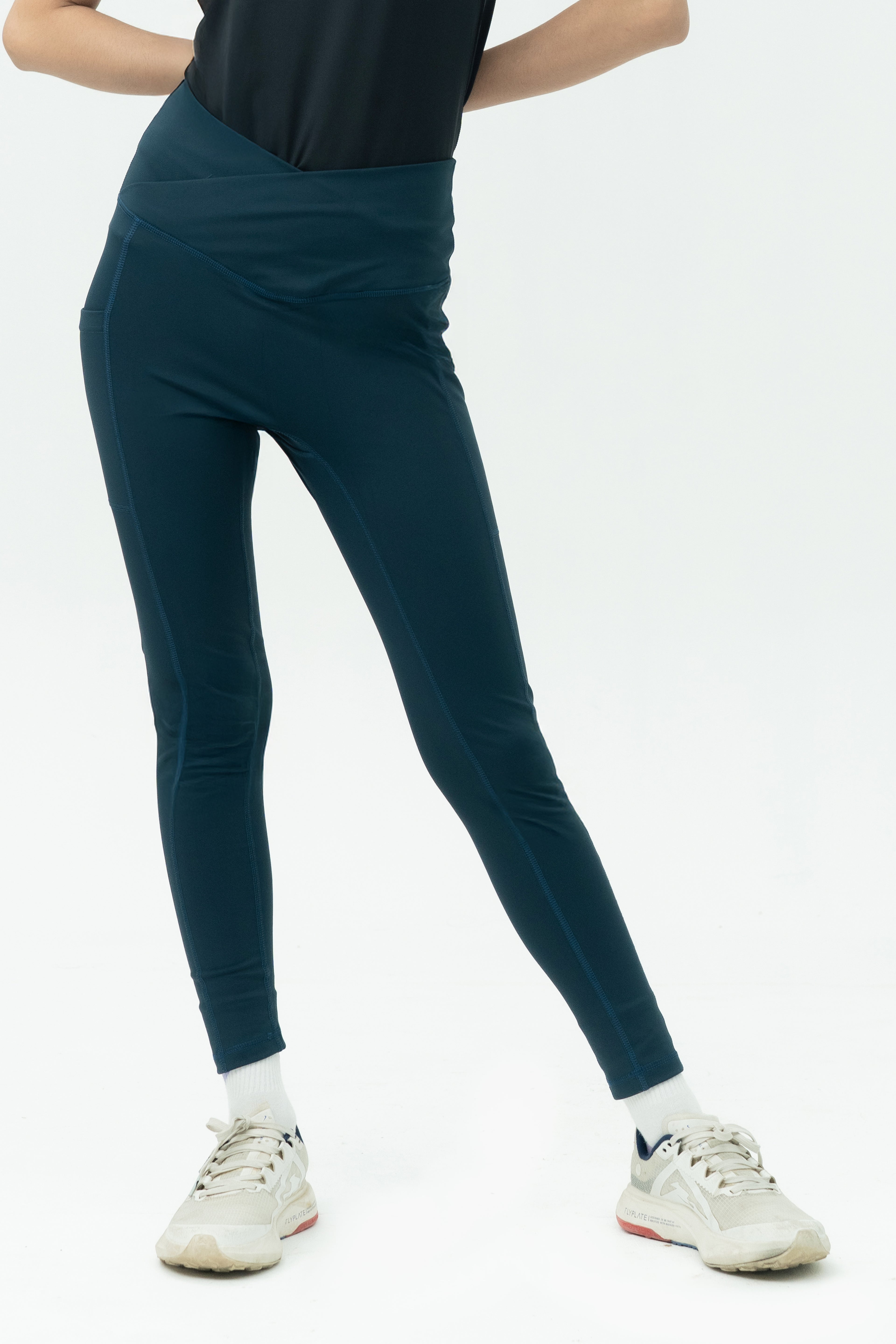 Ethereal Soft Leggings - Criss Cross Belt