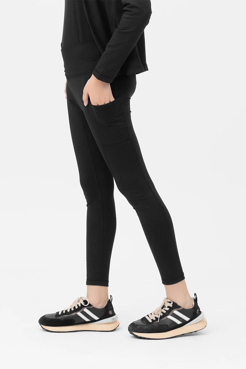 Ethereal Soft Leggings - Criss Cross Belt