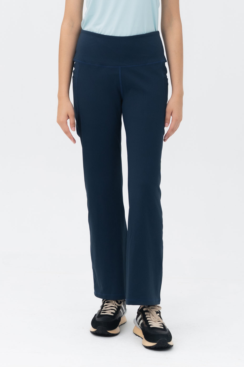 Mom Leggings - Straight Belt - Armory Navy