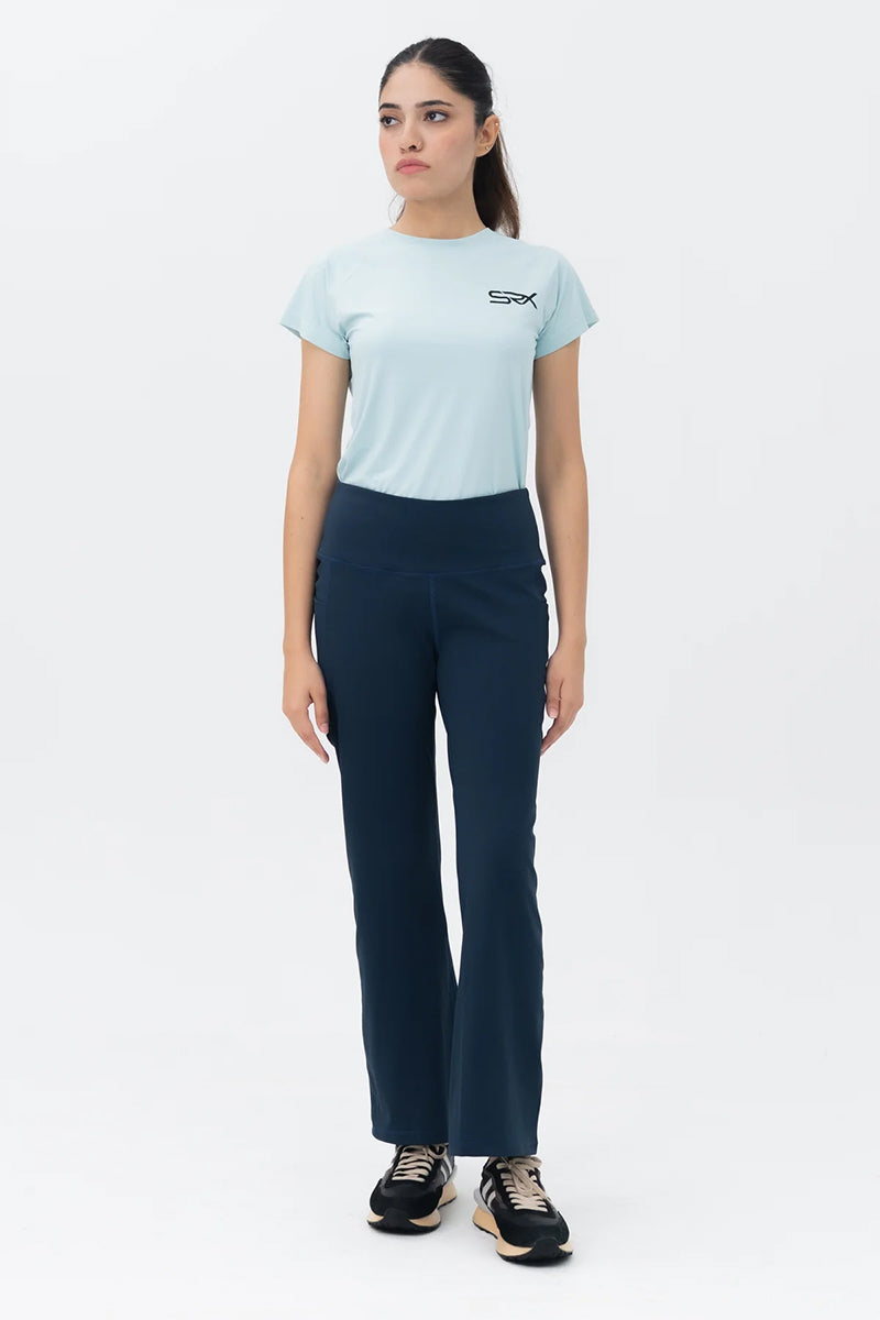 Mom Leggings - Straight Belt - Armory Navy