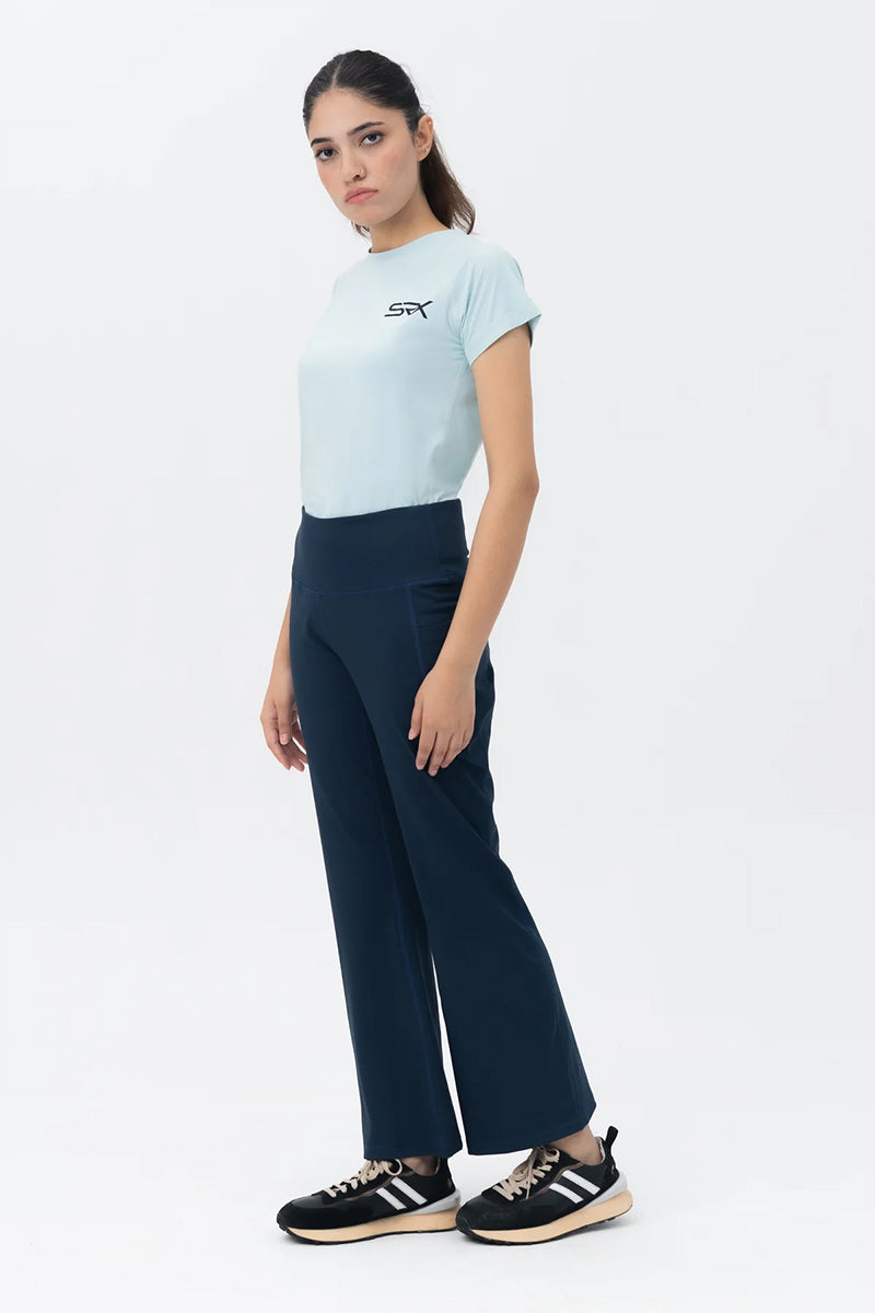 Mom Leggings - Straight Belt - Armory Navy