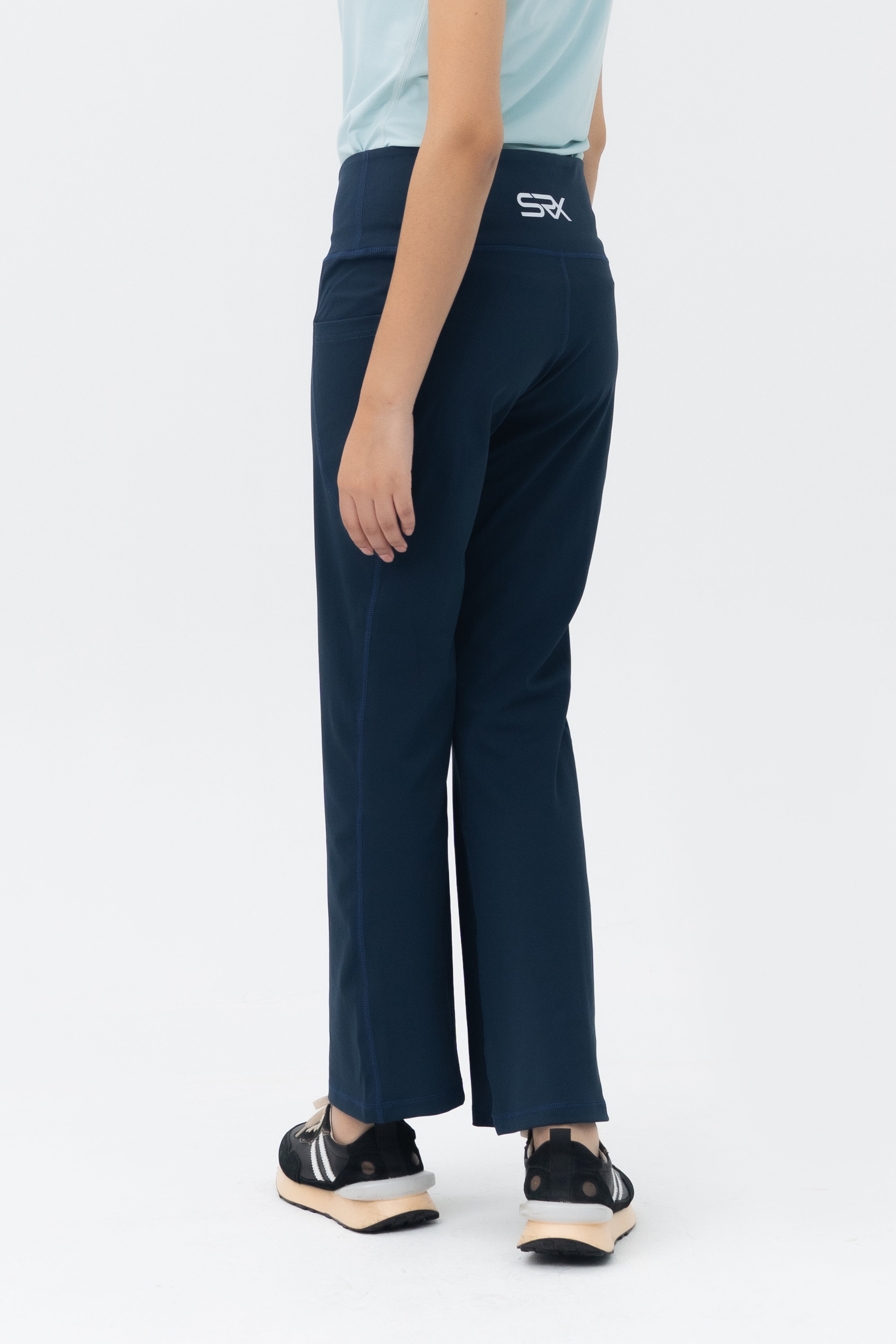 Mom Leggings - Straight Belt - Armory Navy