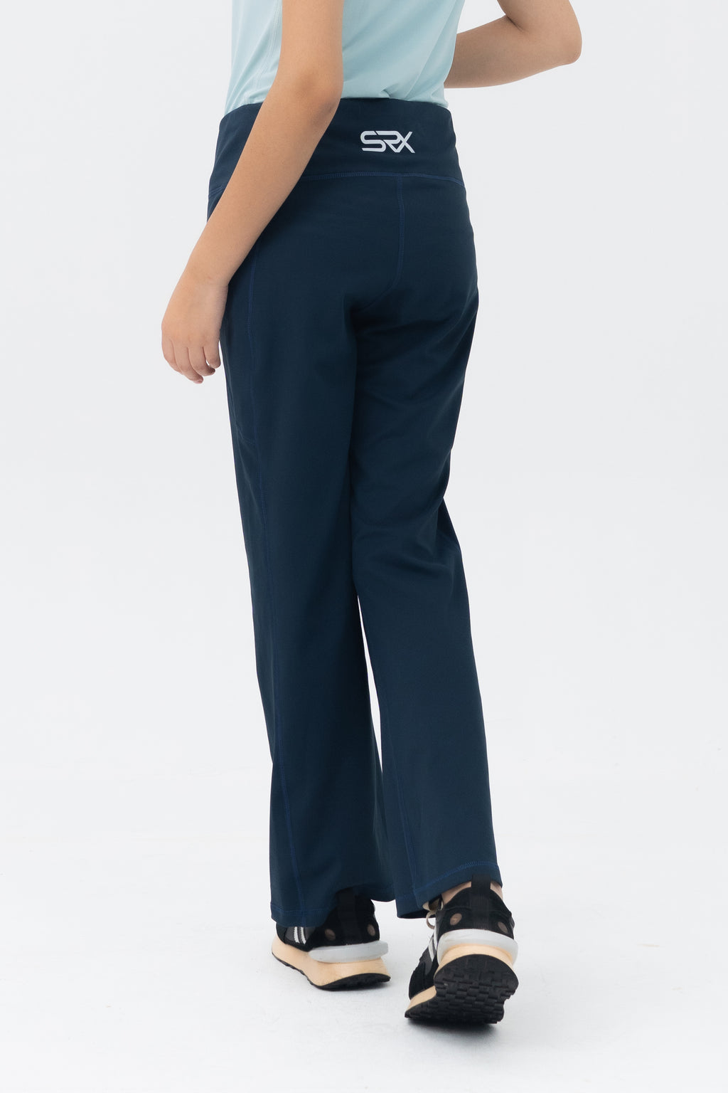 Mom Leggings - Criss Cross Belt - Armory Navy