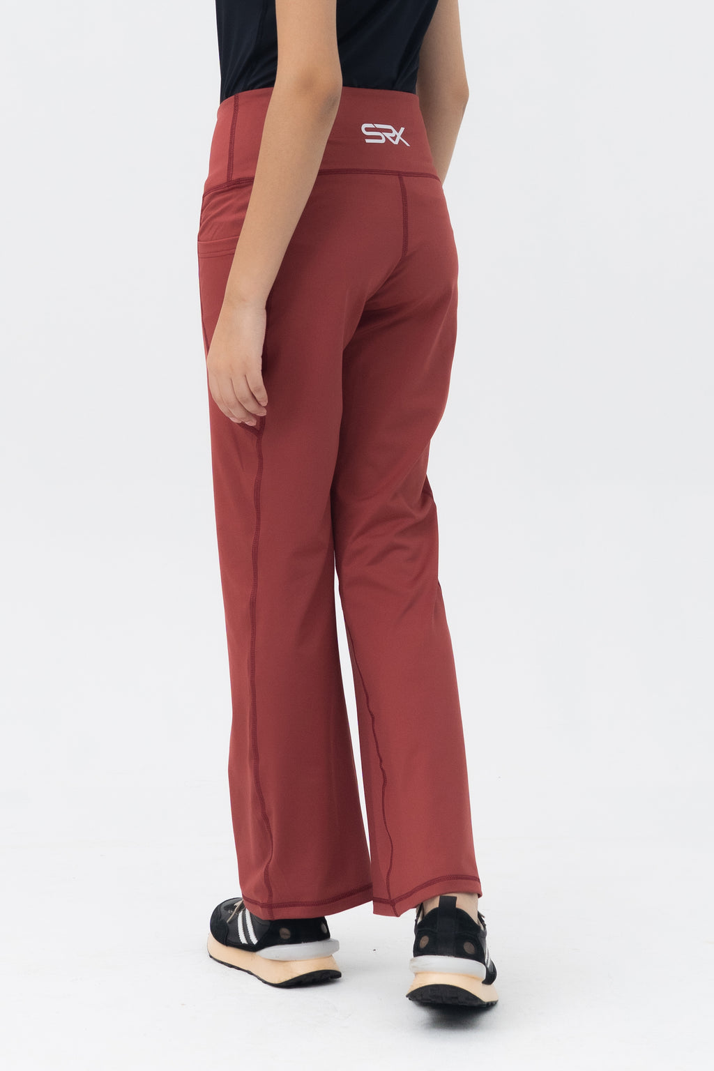 Mom Leggings - Straight Belt - Cedar