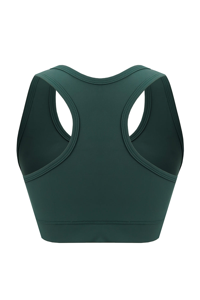 Sports Bra - Vintage Green